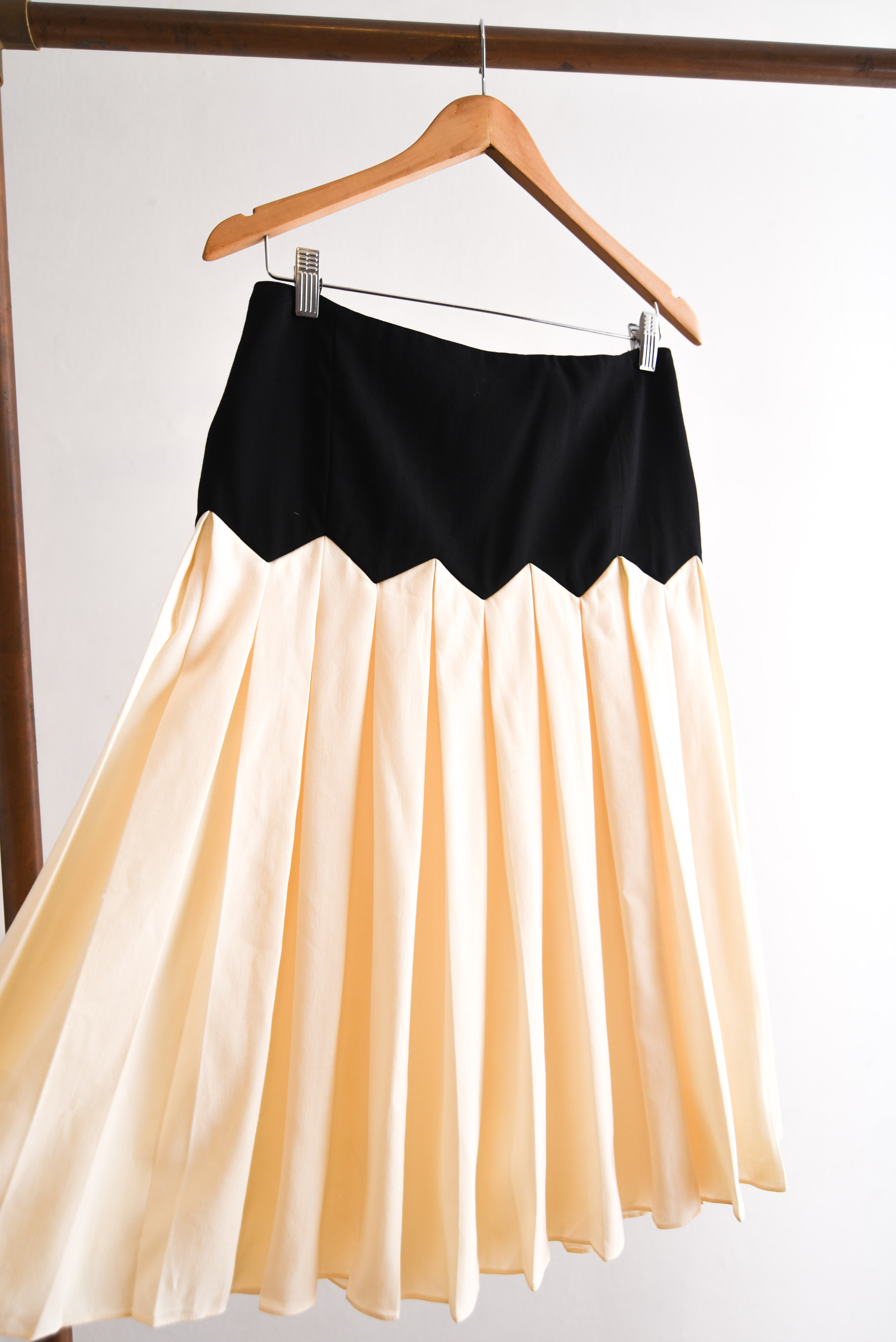 Falda bicolor Ralph Lauren black label