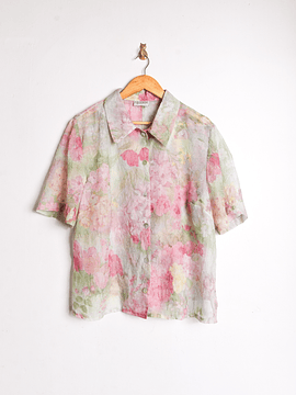 Blusa vintage Monet garden