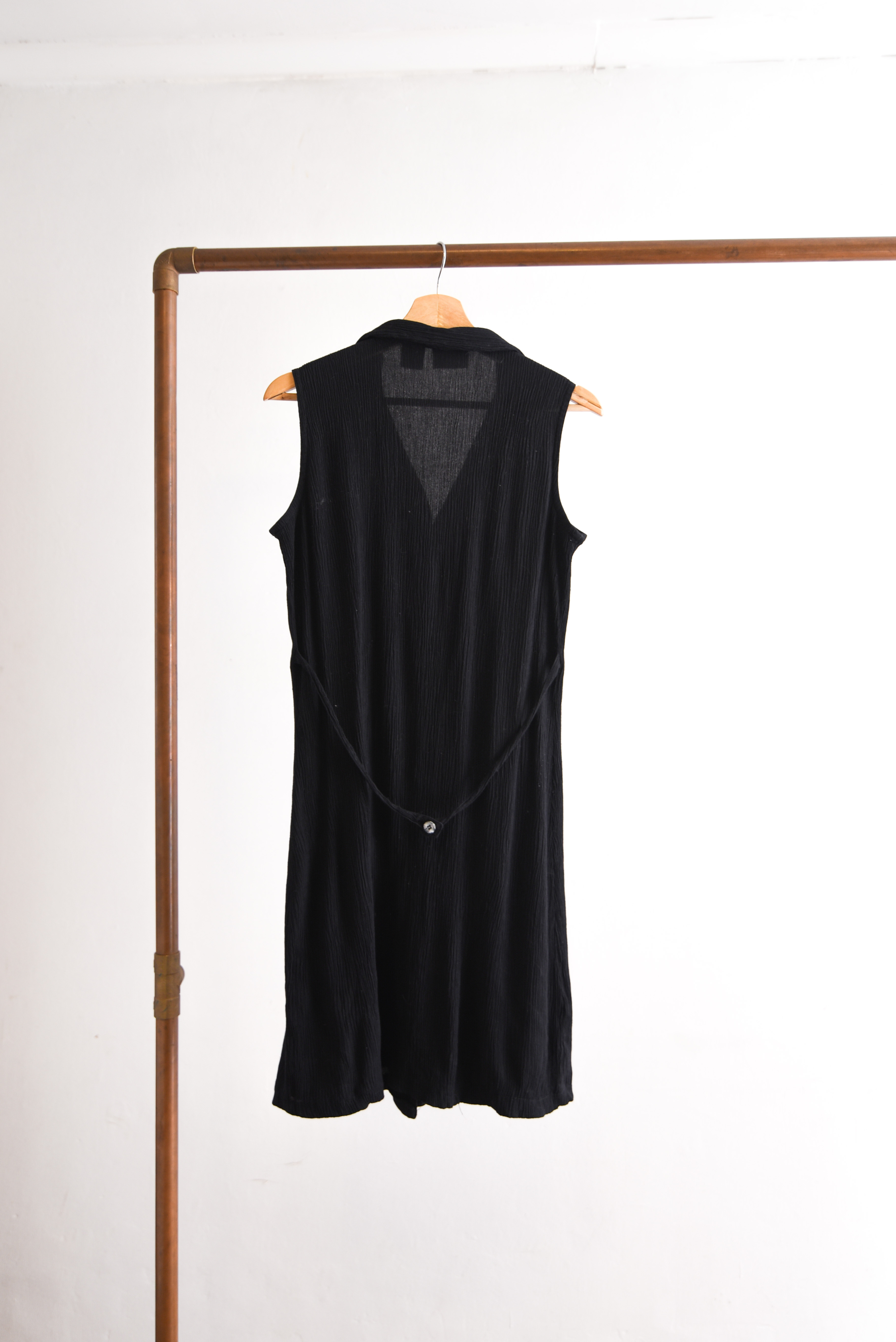 Vestido camisero bambula black