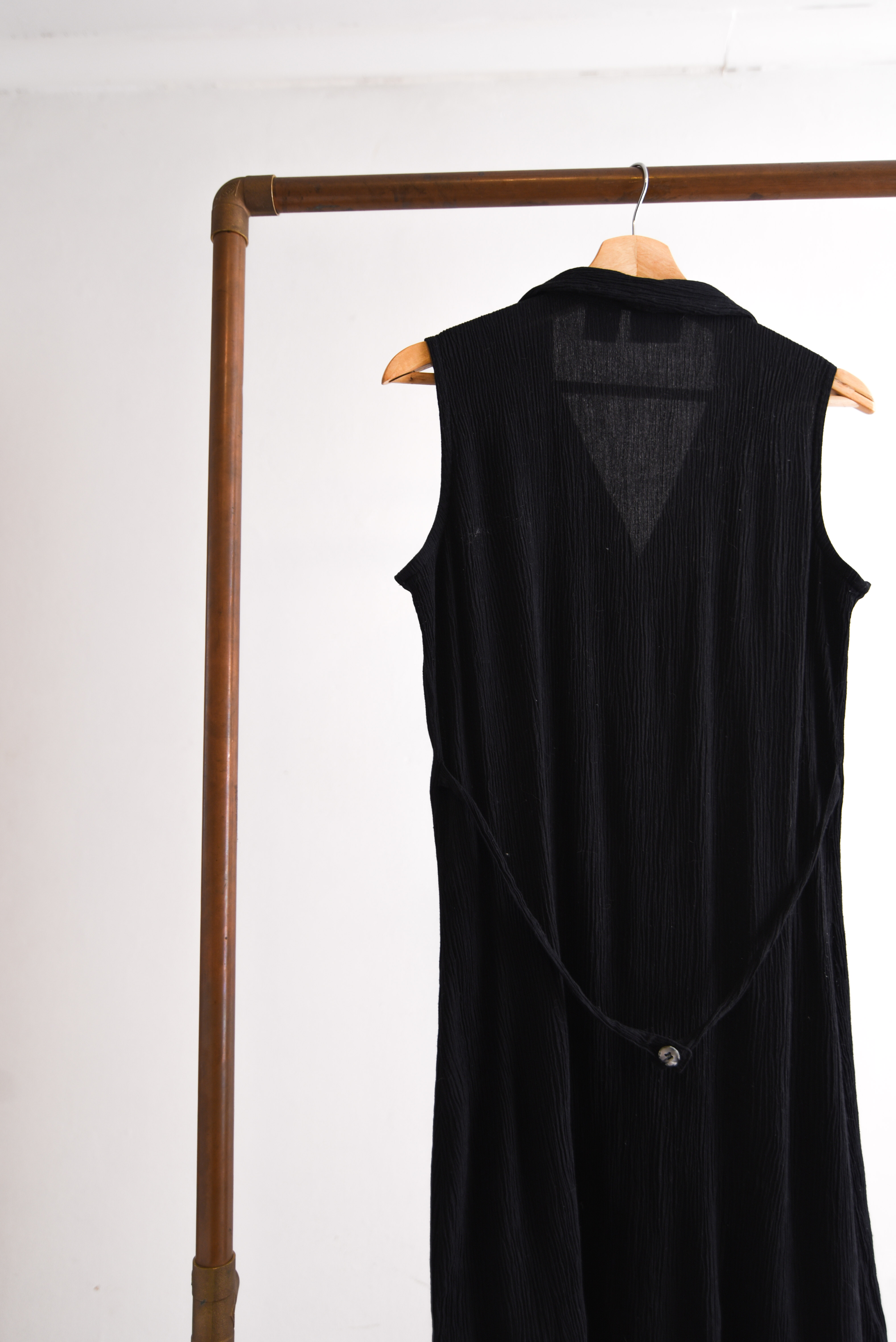 Vestido camisero bambula black