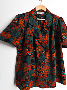 Blusa vintage dark green