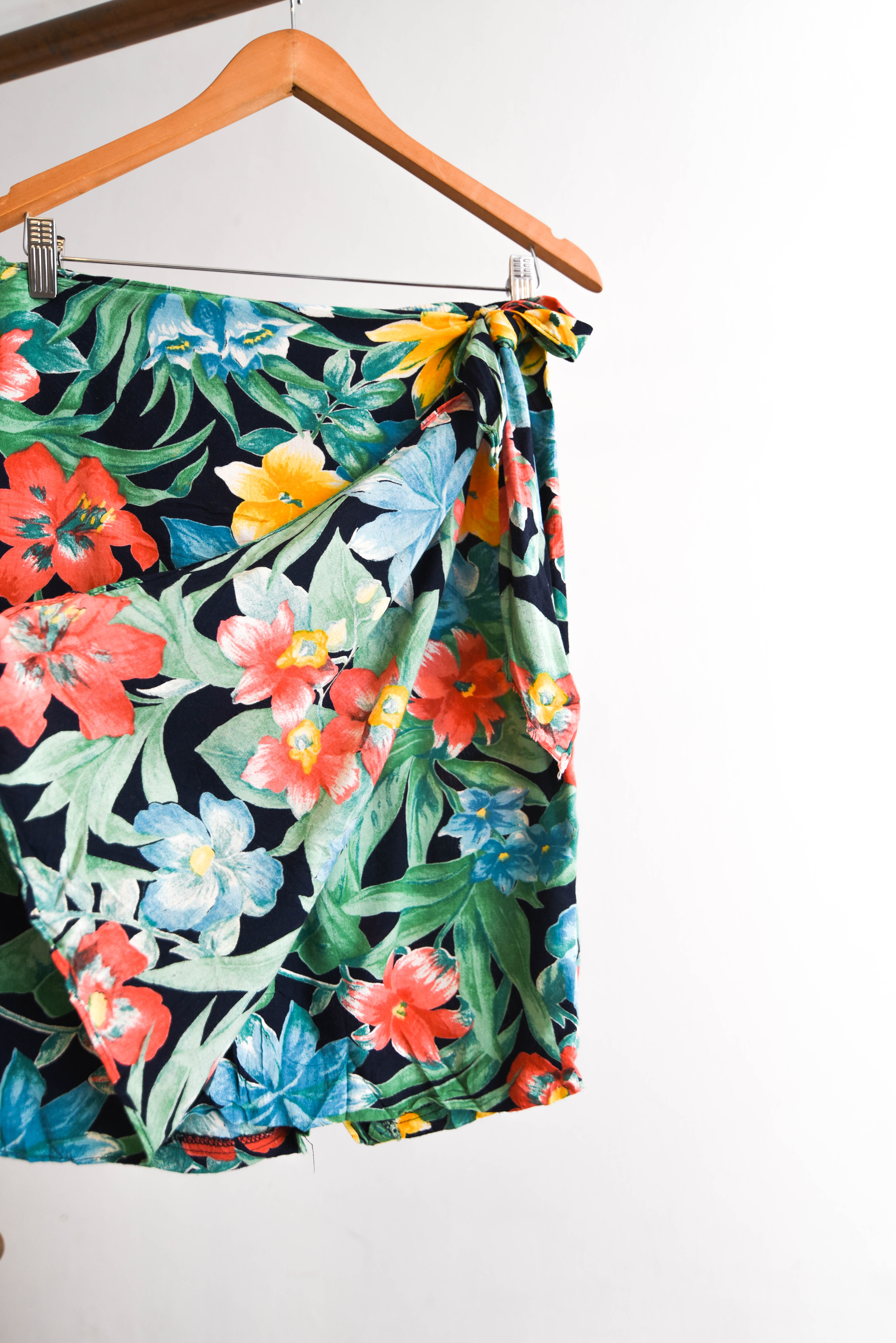 Falda vintage tropical