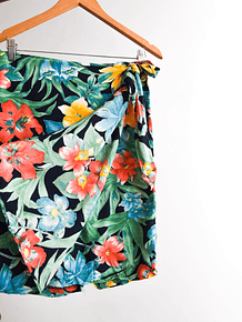 Falda vintage tropical