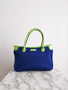 Cartera azul klein 90s