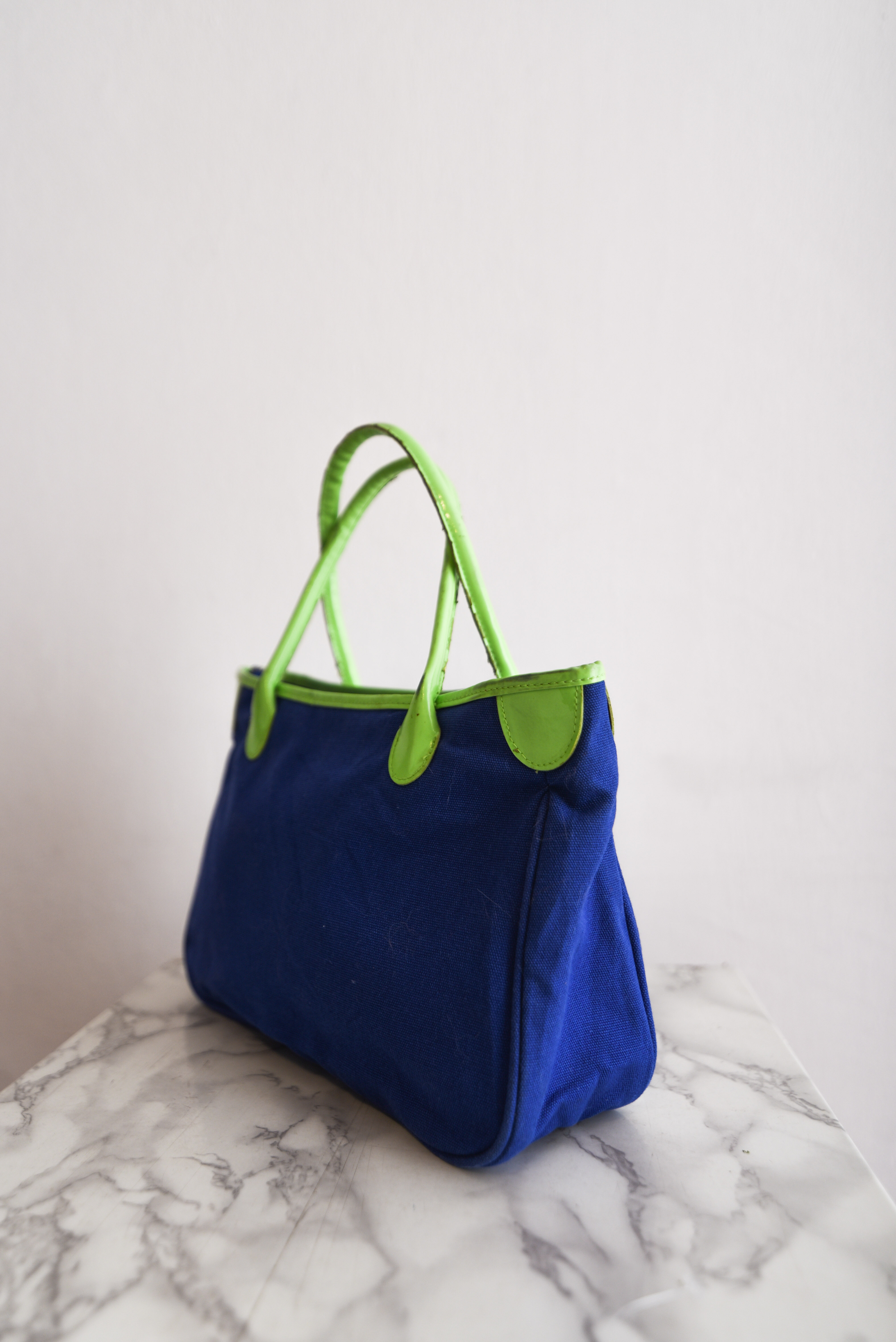 Cartera azul klein 90s