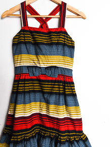 Vestido rayado ribbon