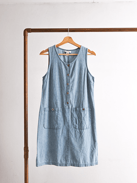 Jumper denim 90s bolsillos