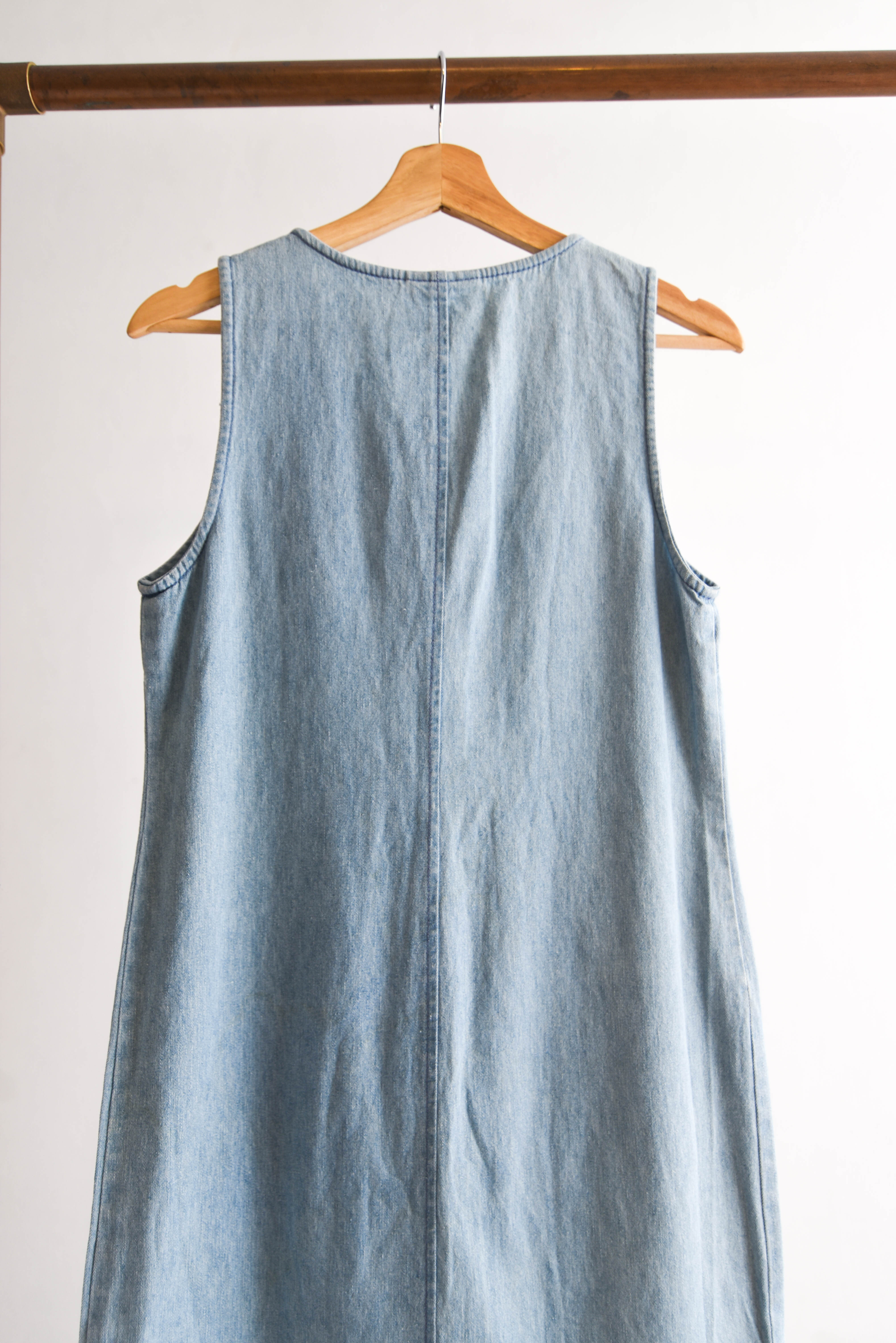 Jumper denim 90s bolsillos