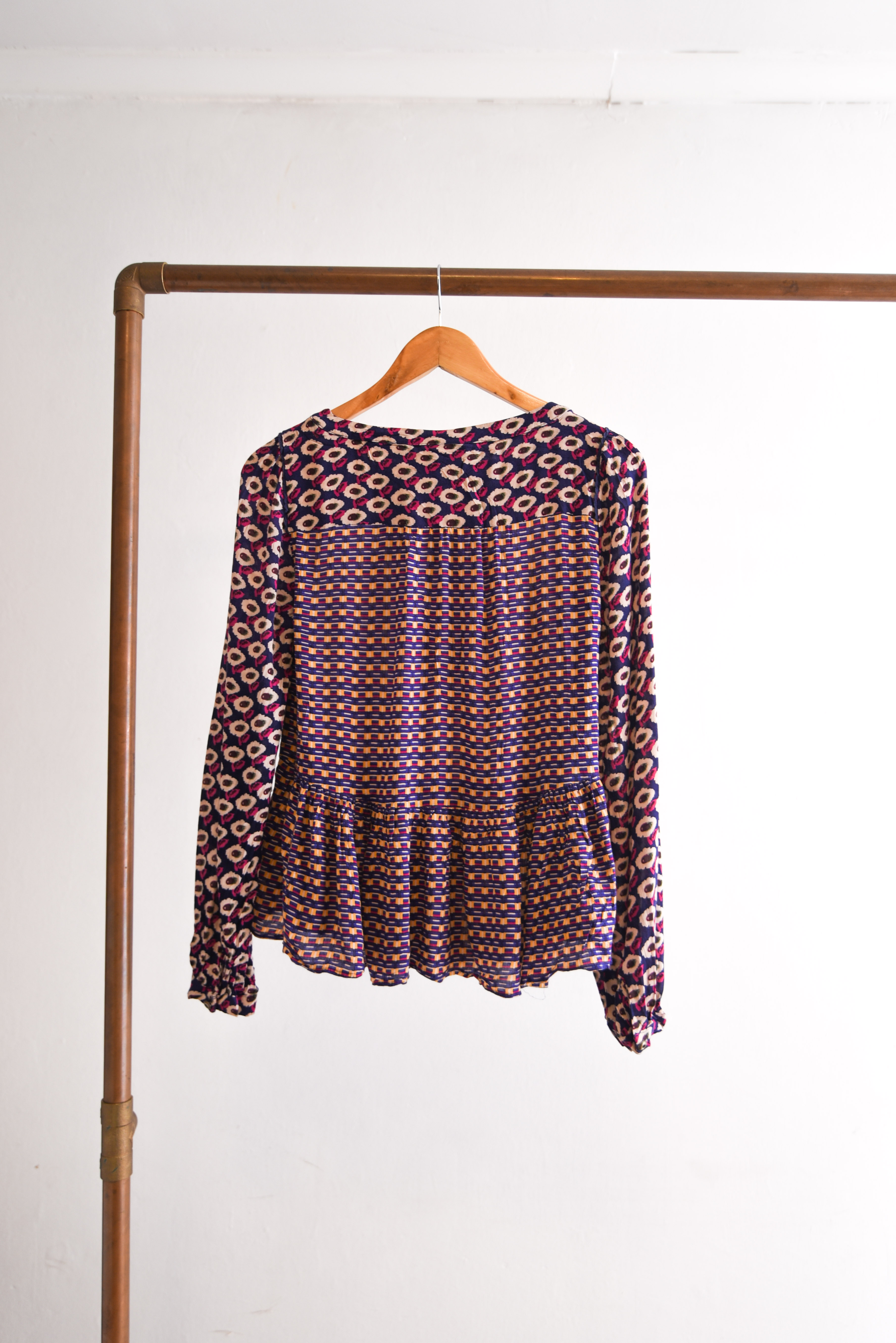 Blusa retro Anthropologie