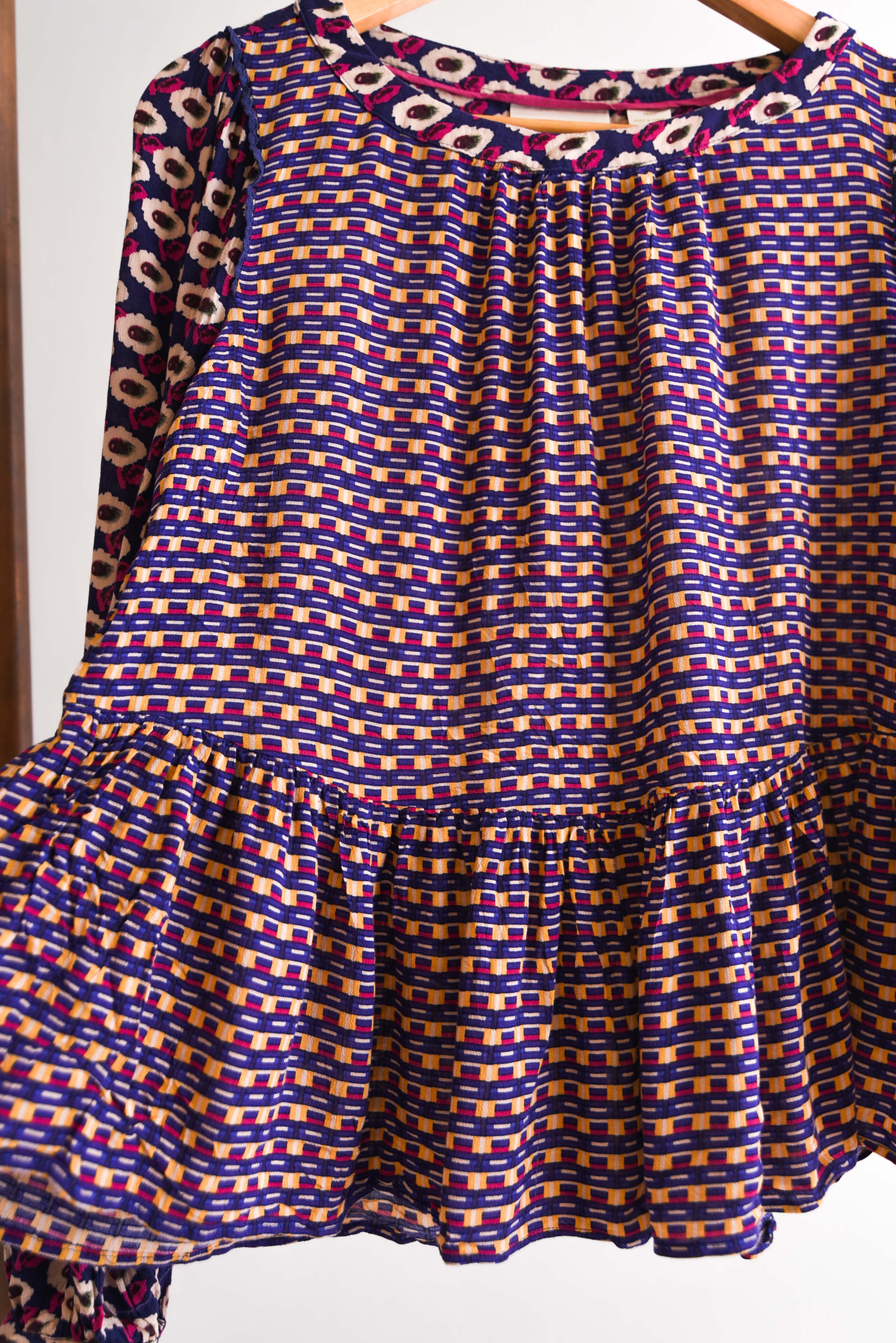 Blusa retro Anthropologie