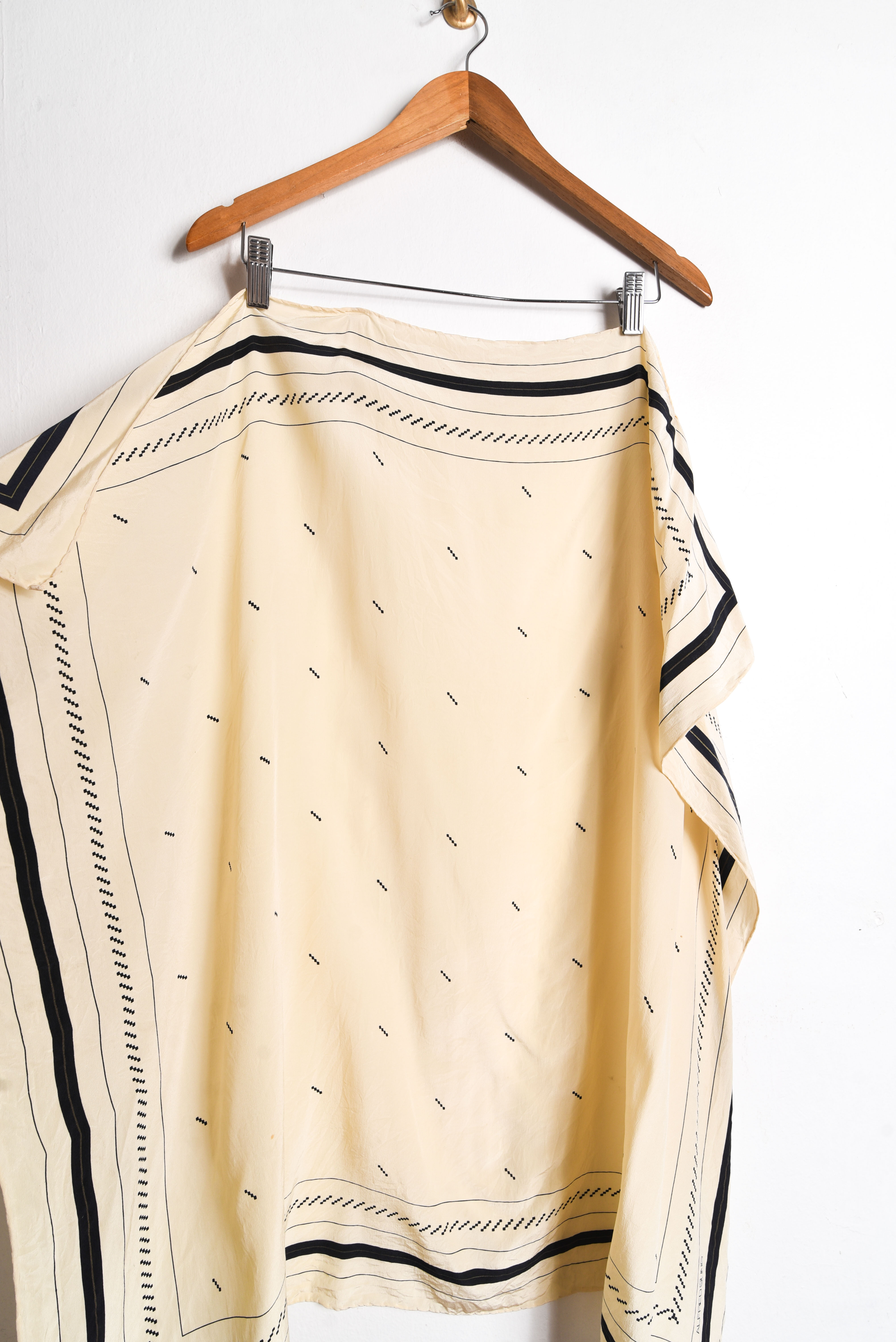 Pañuelo marfil silk vintage