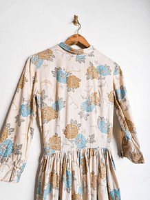 Vestido 60s floral 