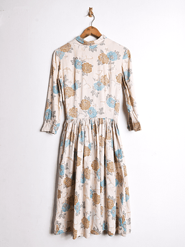 Vestido 60s floral 