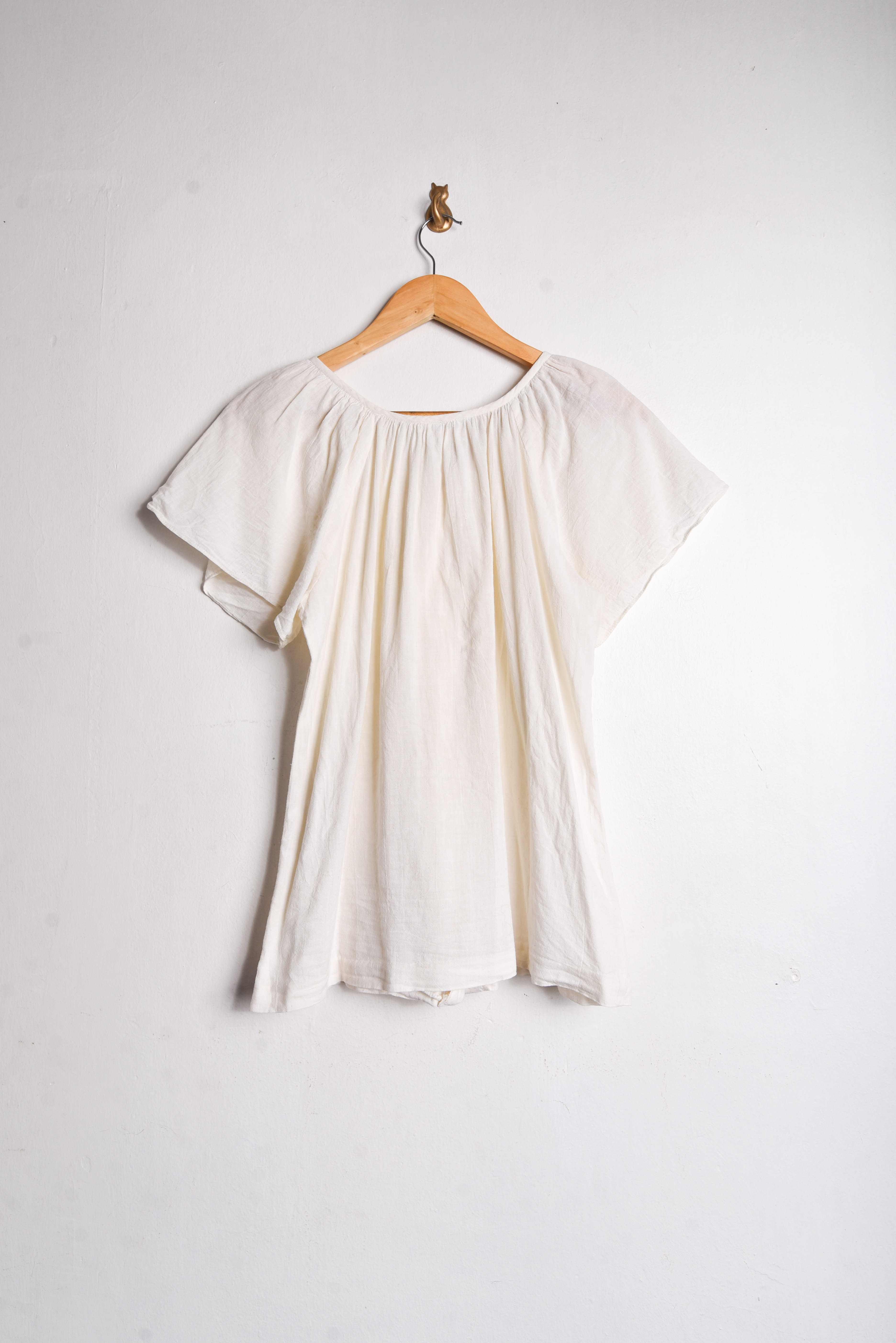 Blusa cotton lino botones