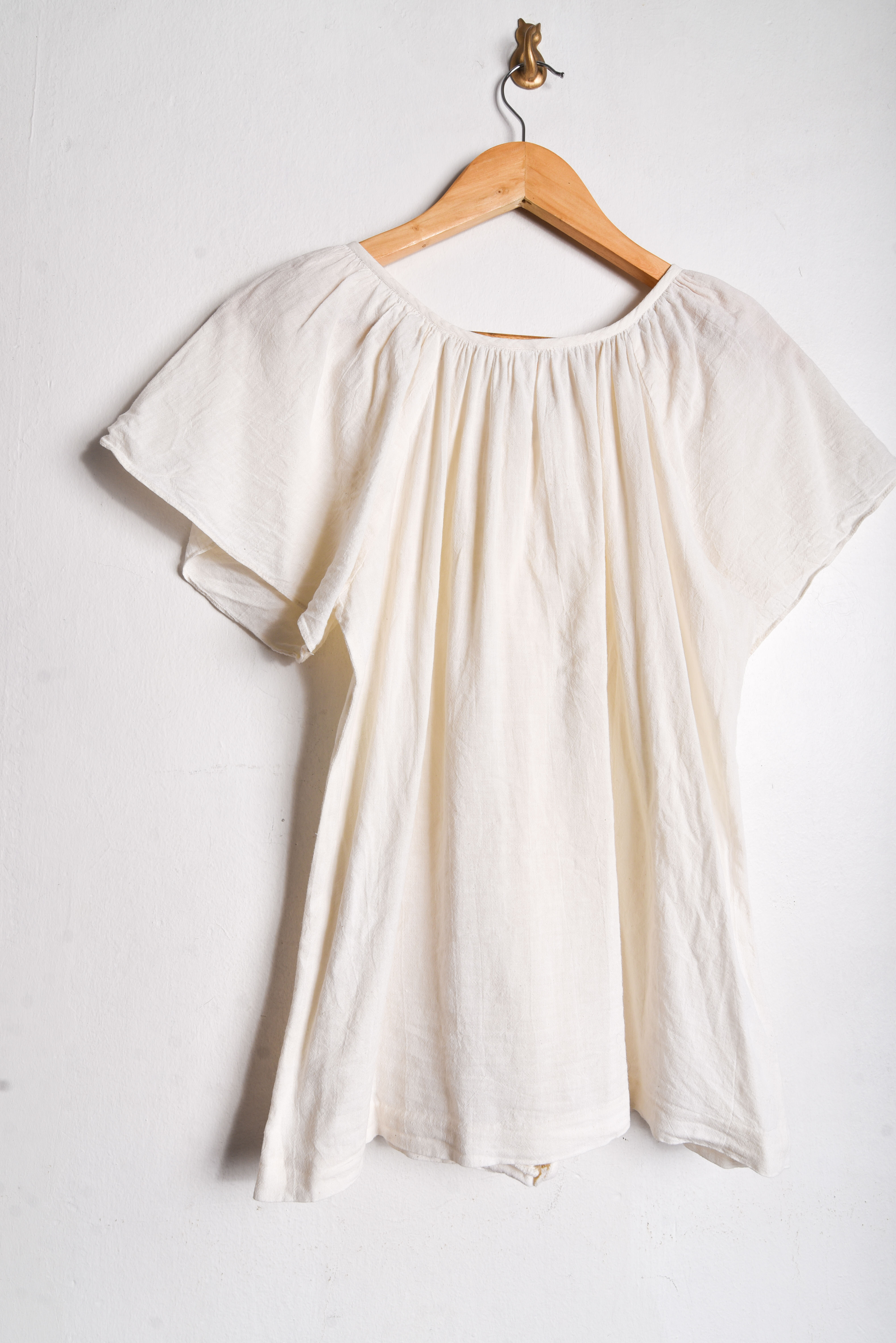 Blusa cotton lino botones