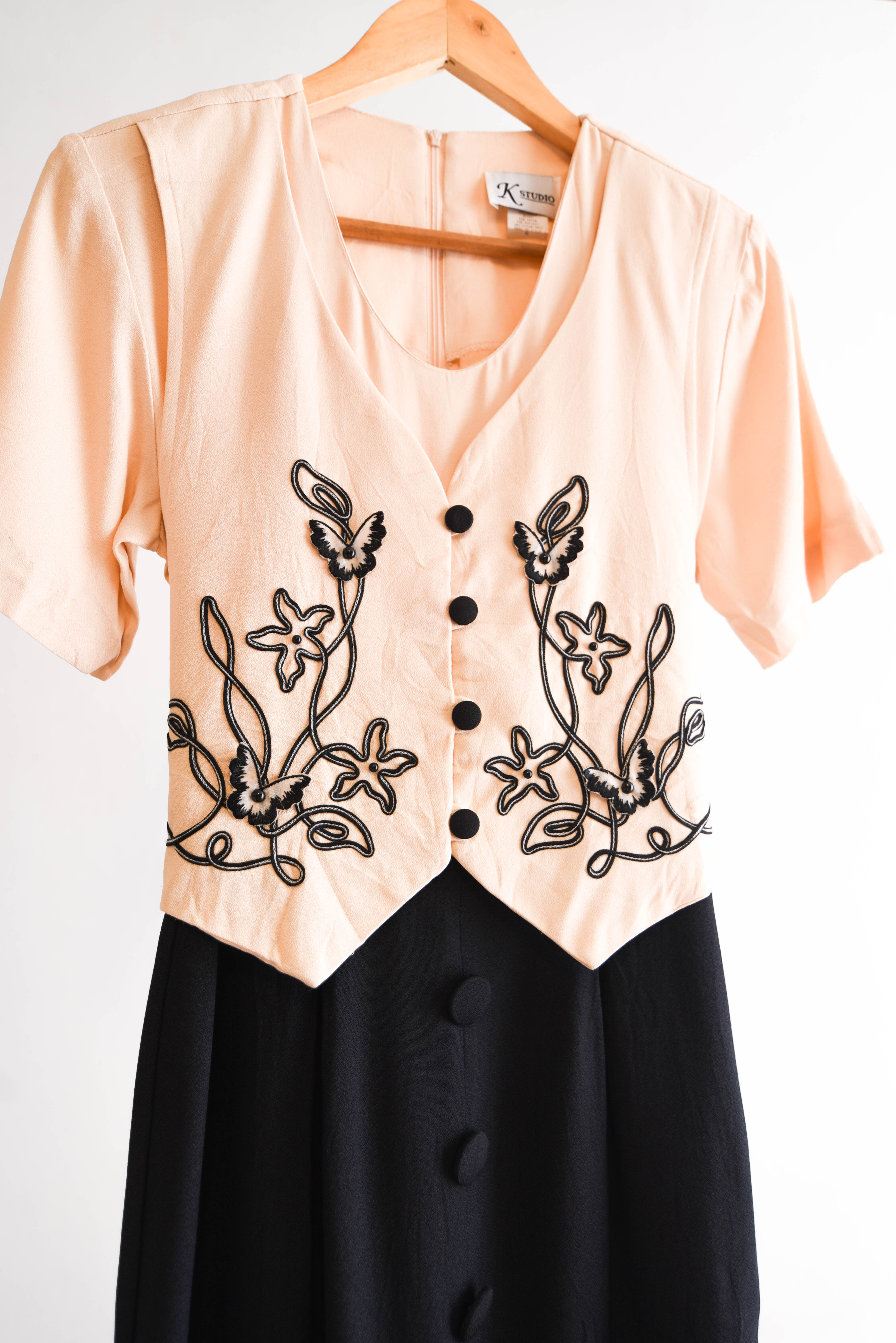 Vestido 90s vest bordado