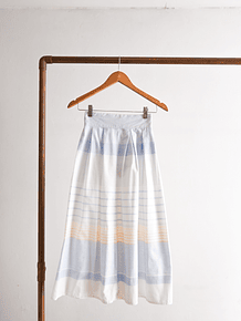 Falda 60s celeste pastel