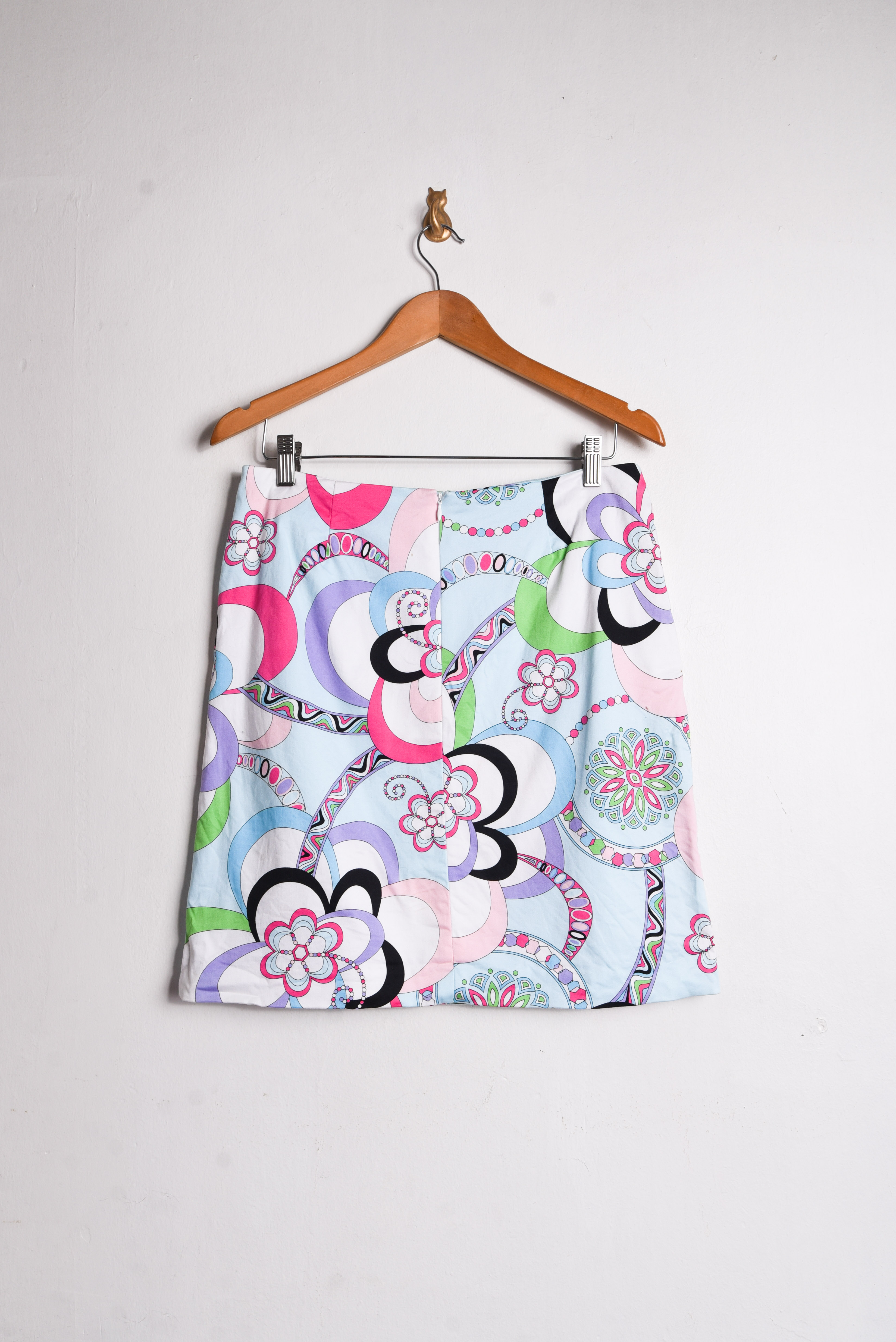 Falda retro print floral