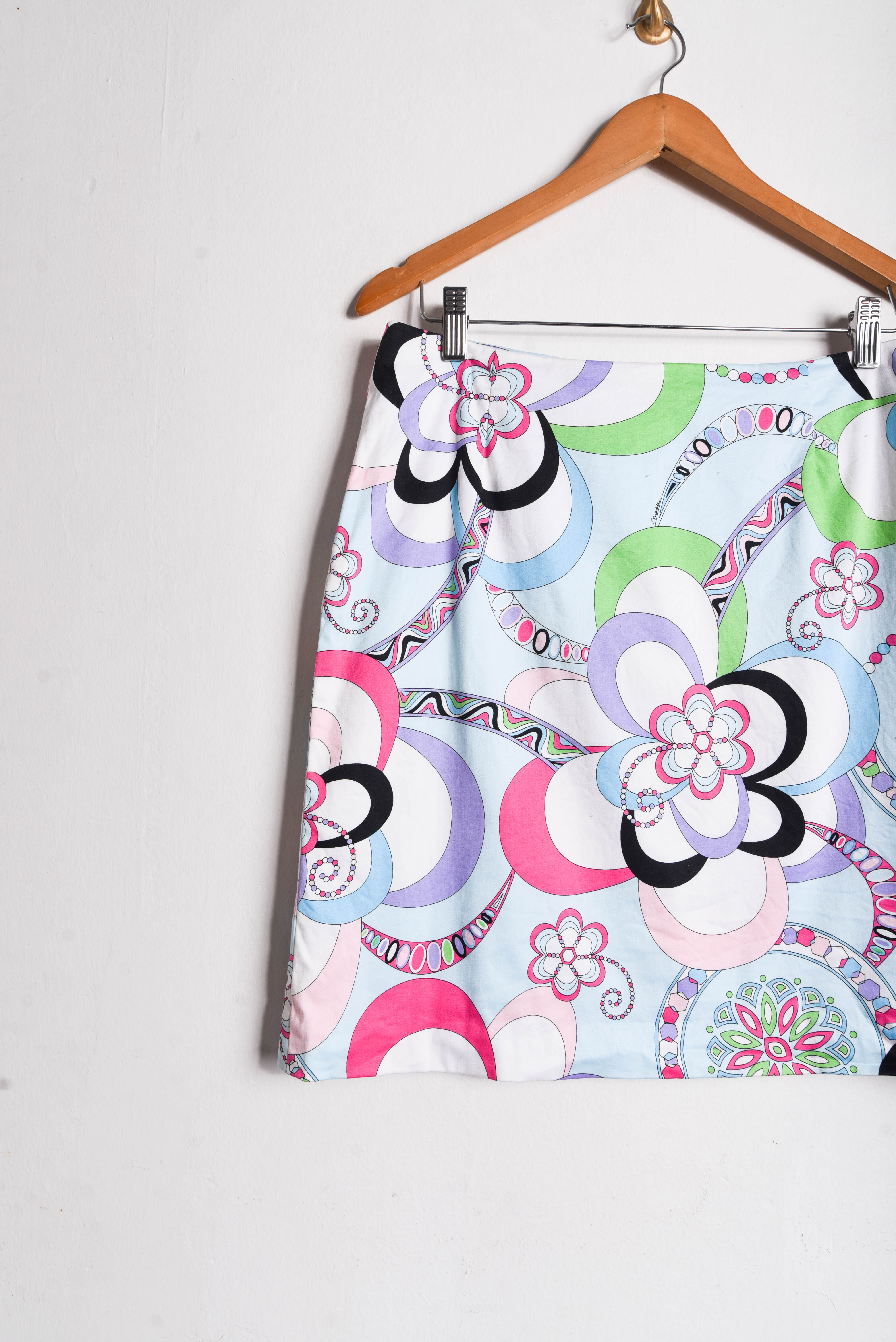 Falda retro print floral