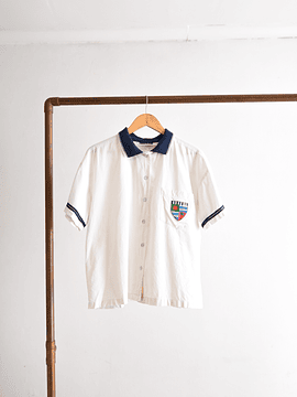 Camisa blanca marinera