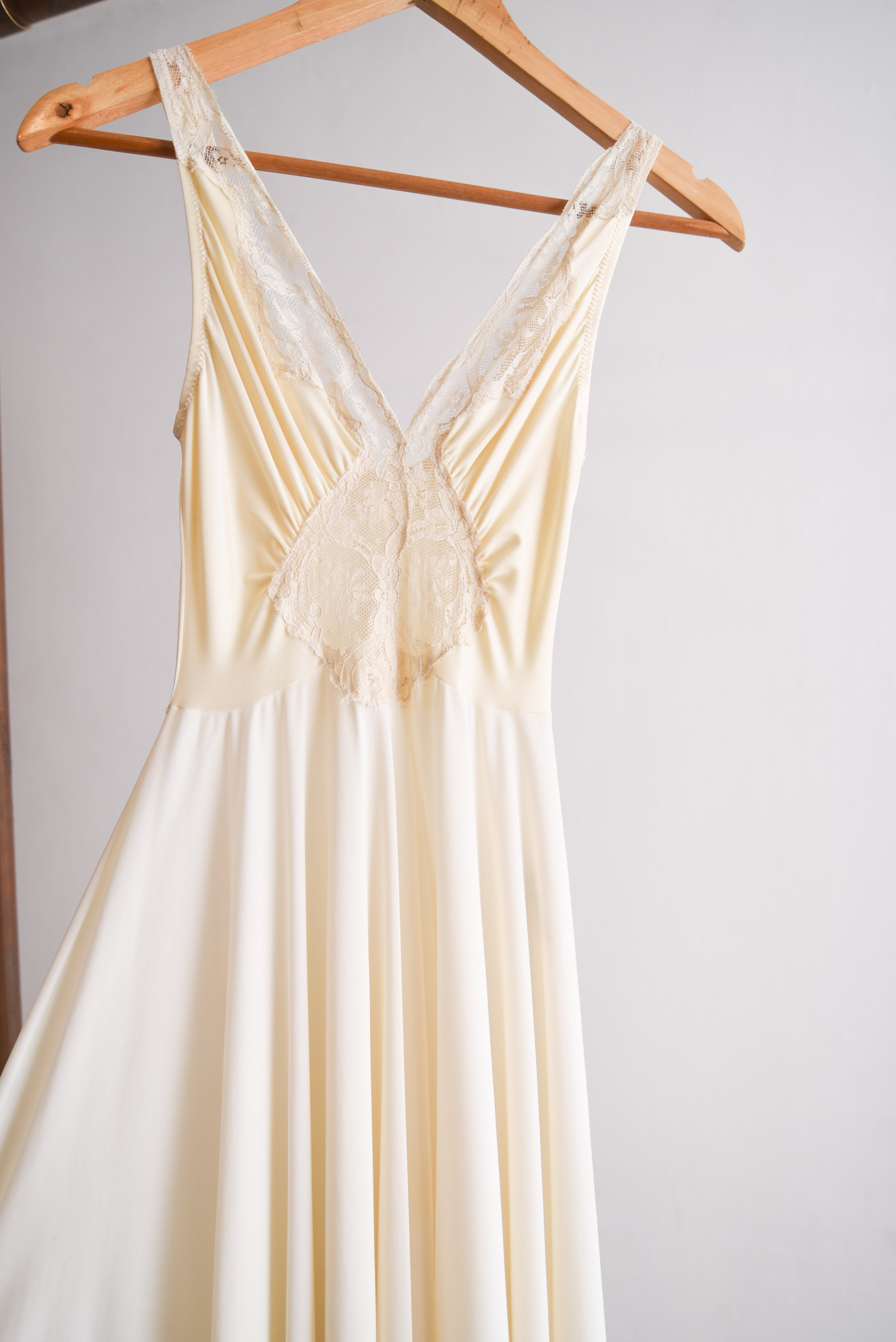 Maxi vestido lencero vintage