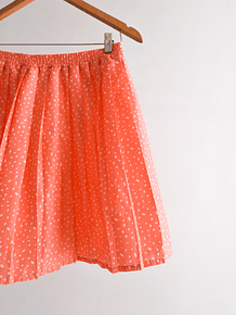 Falda coral Oleg Cassini