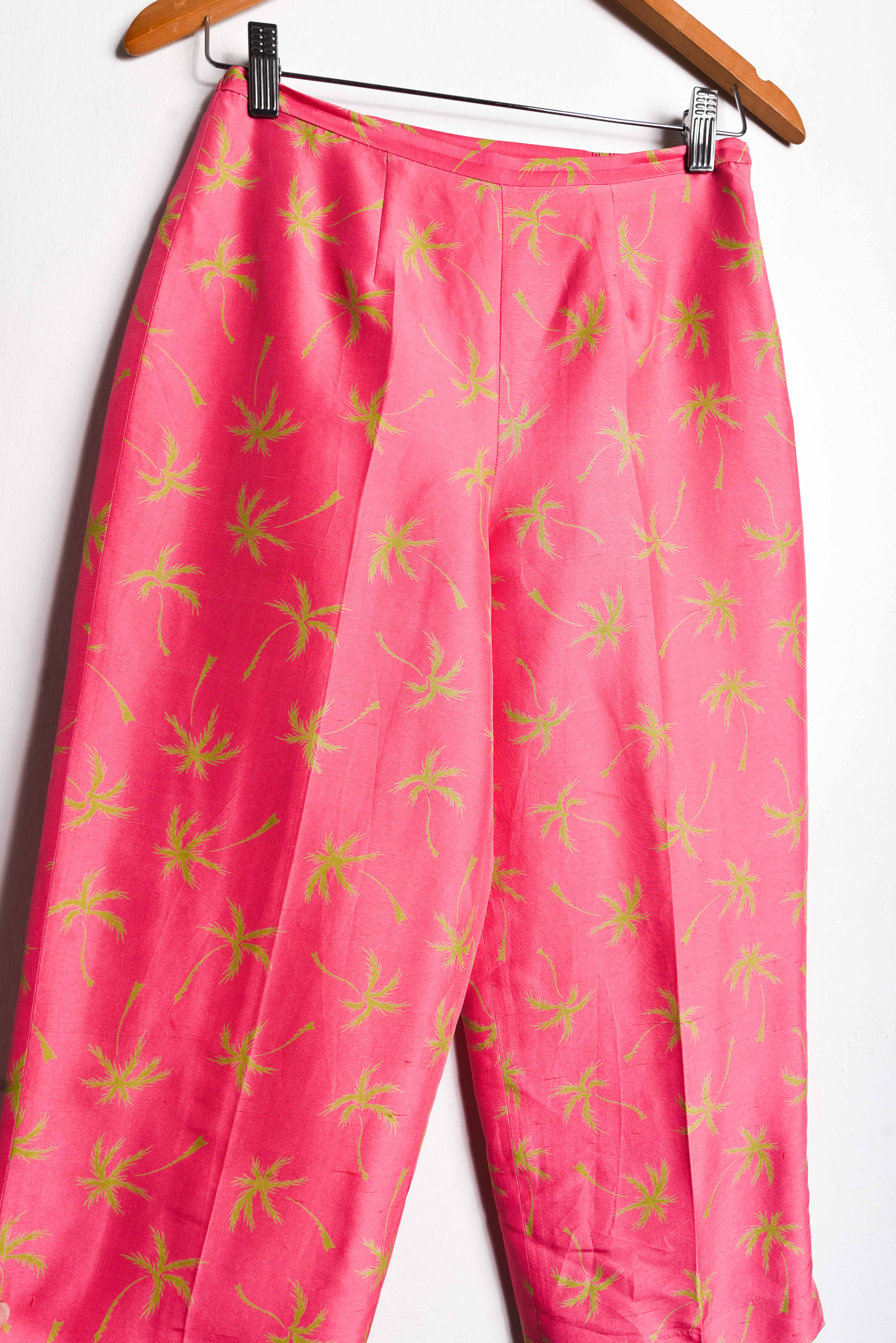 Capri pants seda palmeras