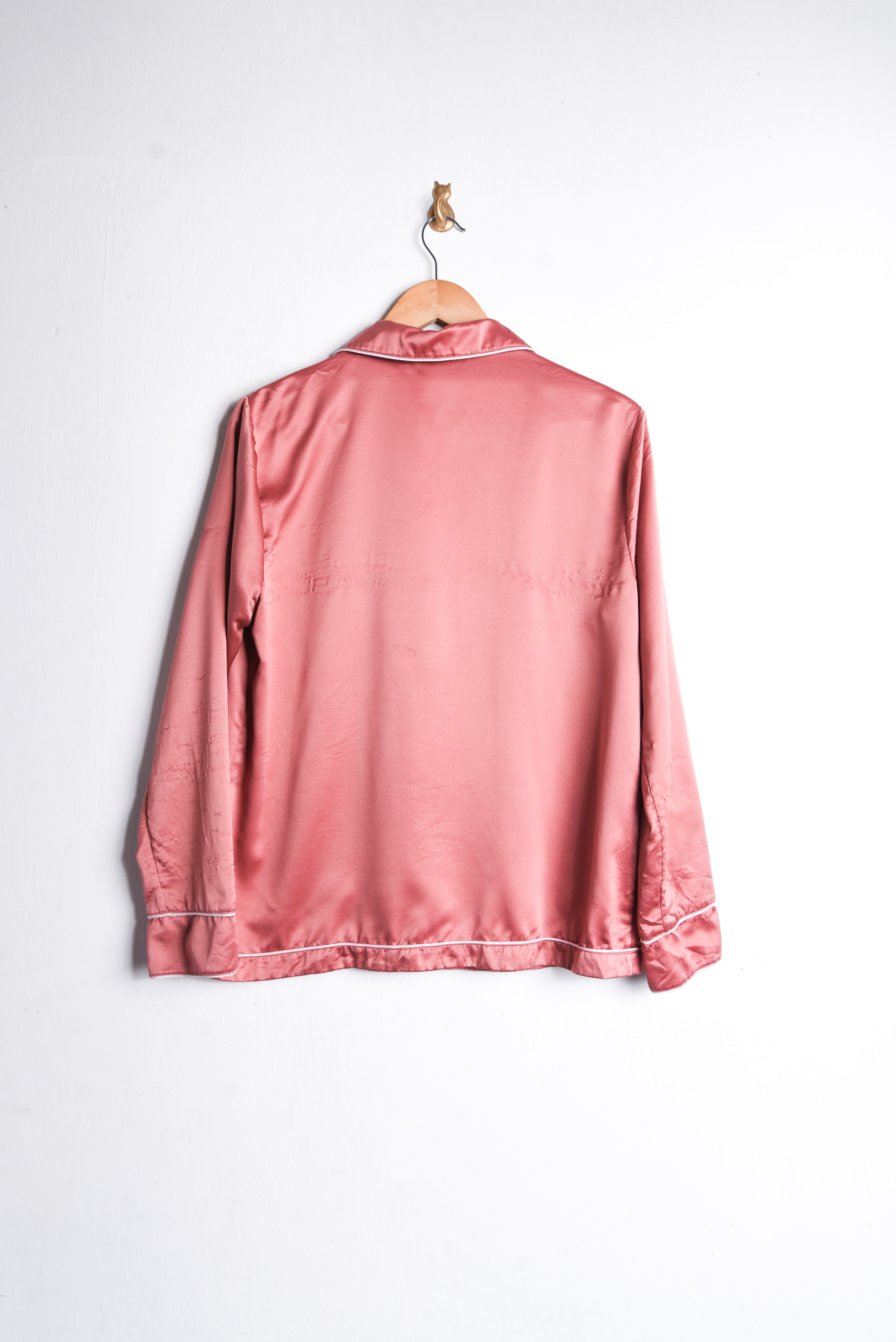 Blusa lencera pijama coral