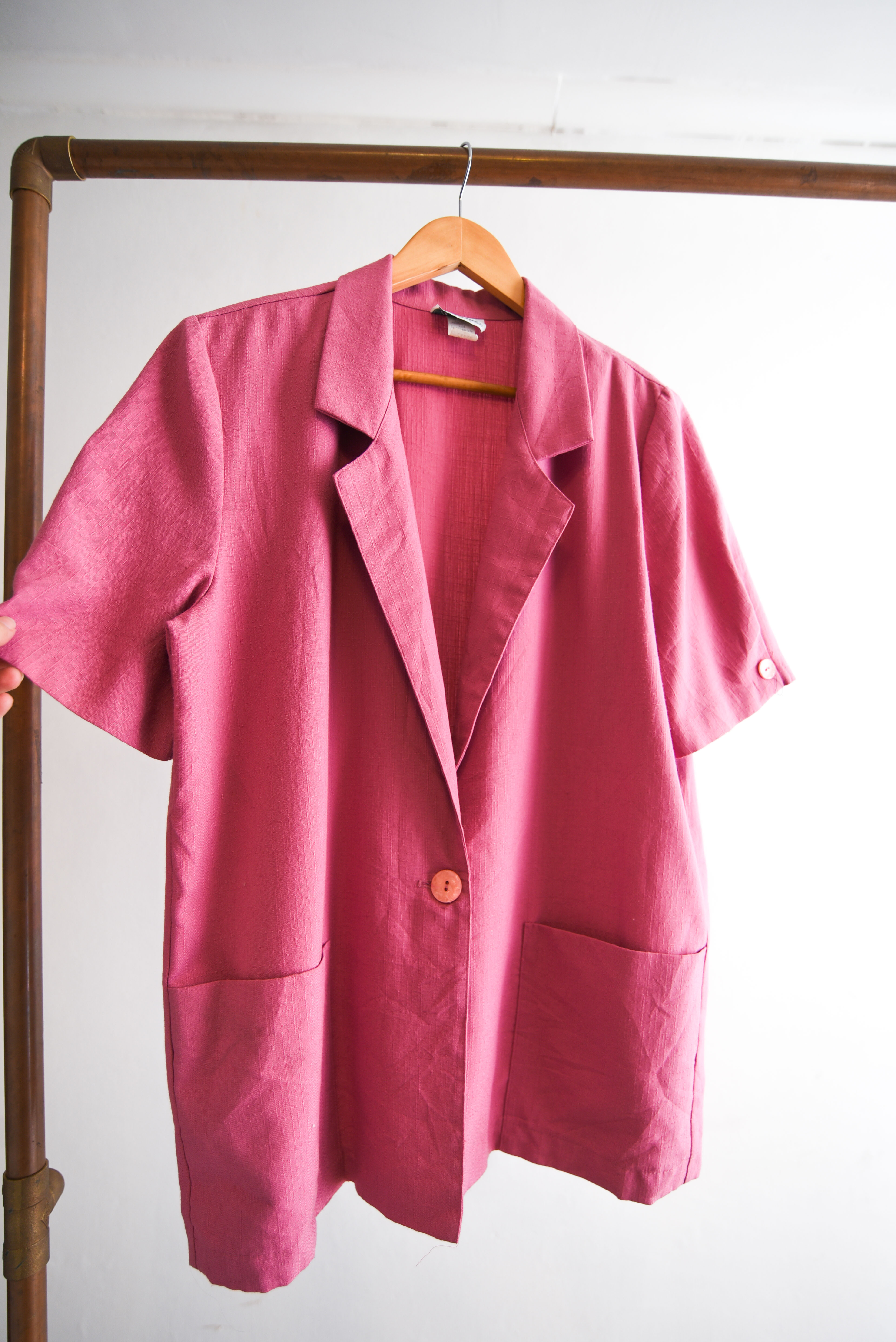 Blazer primavera rosa vintage