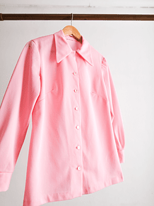 Blusa rosa pastel 1970s
