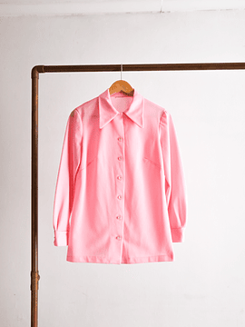 Blusa rosa pastel 1970s