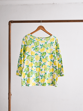 Polera print limones