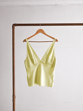 Top lencero verde lima Vanity Fair