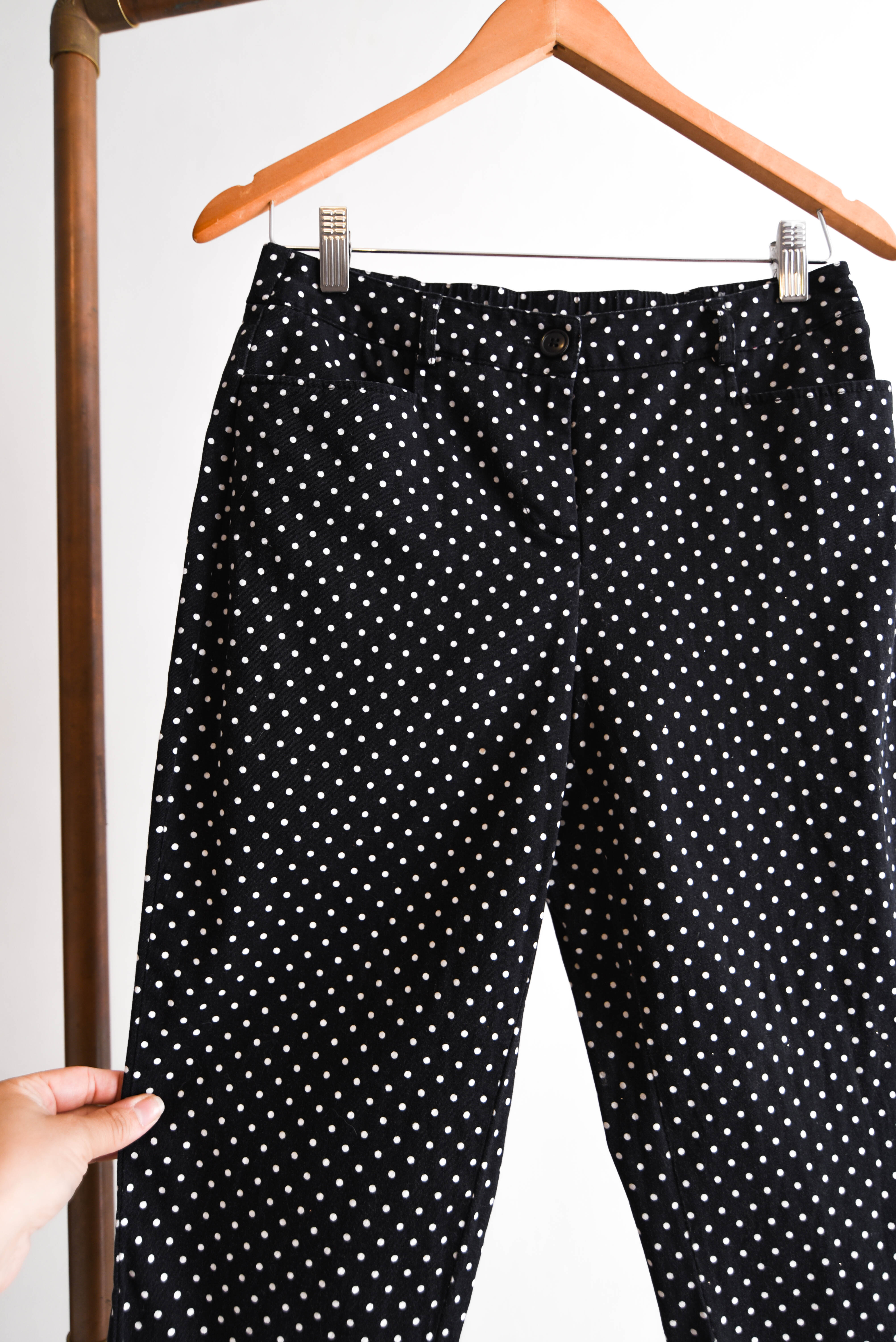 Capri pants polka dots