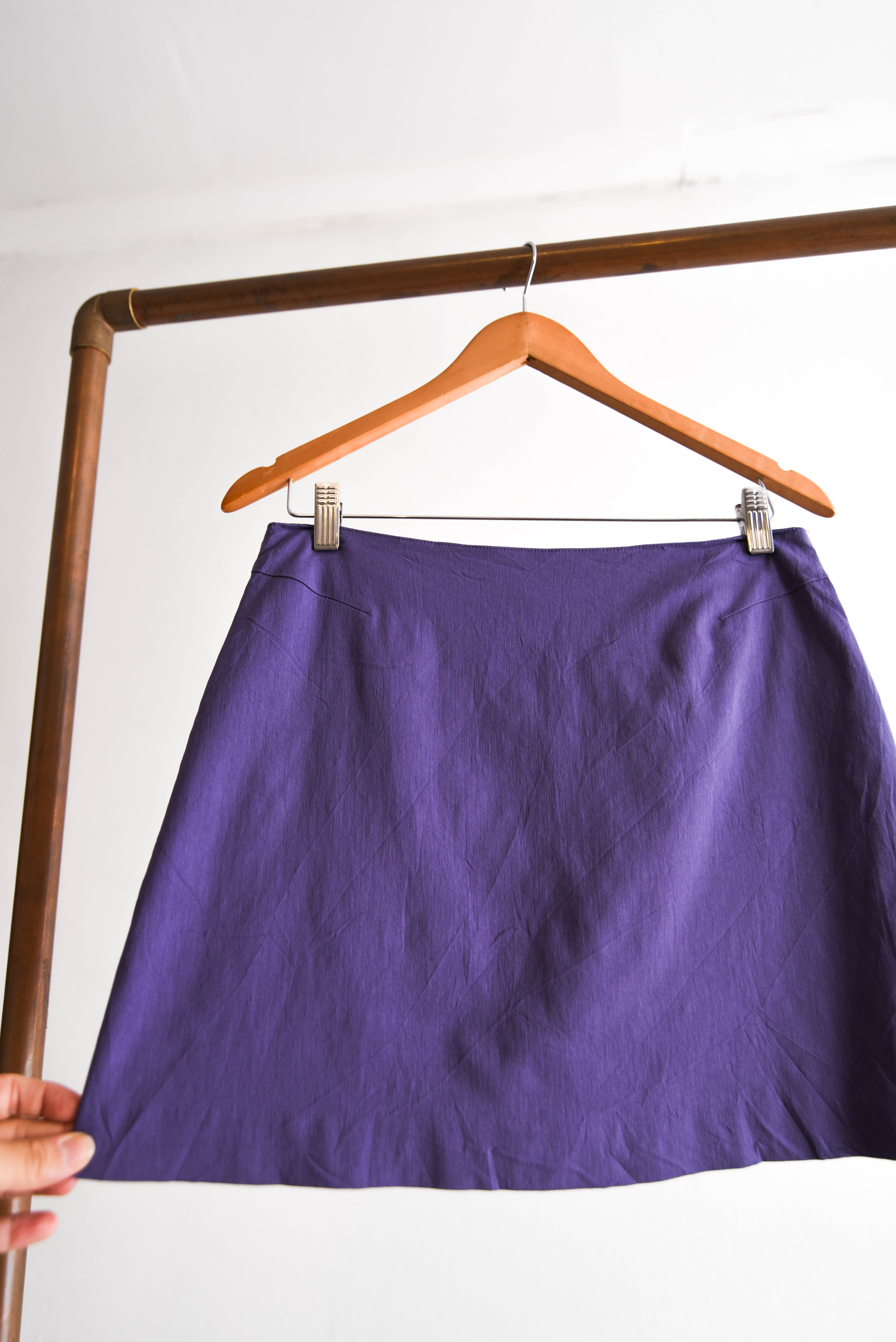 Mini falda purple 90s