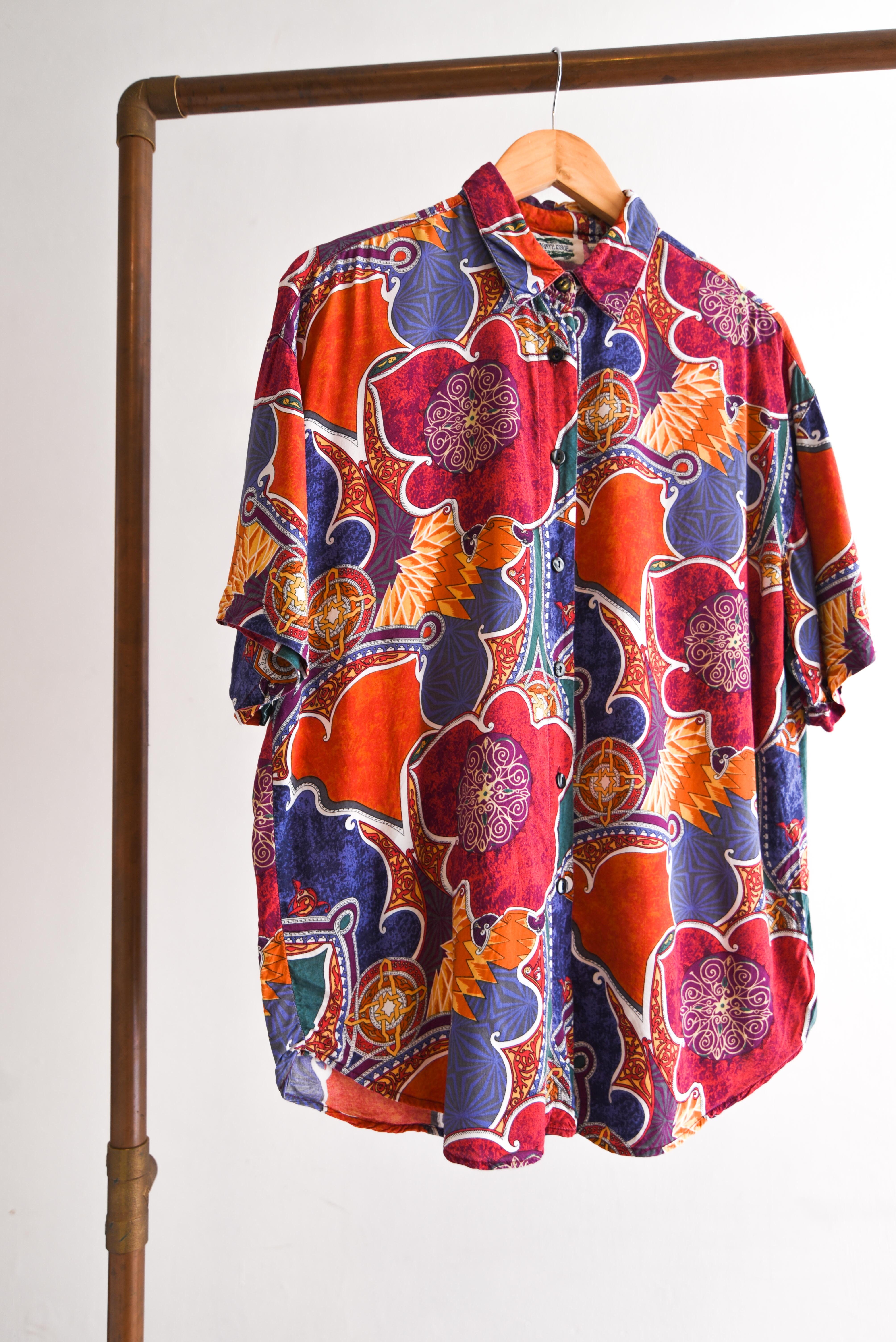 Camisa vintage print 90s