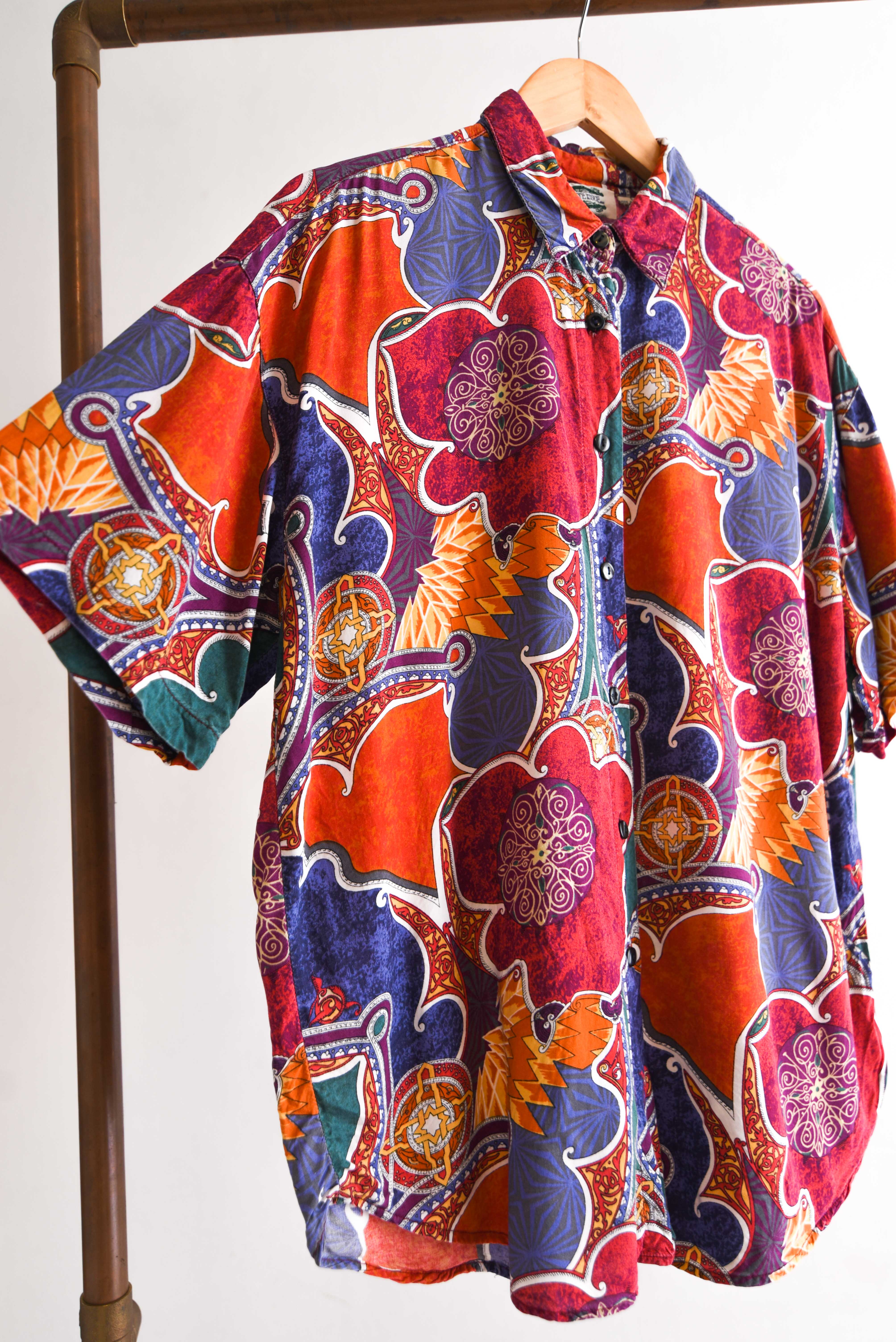 Camisa vintage print 90s