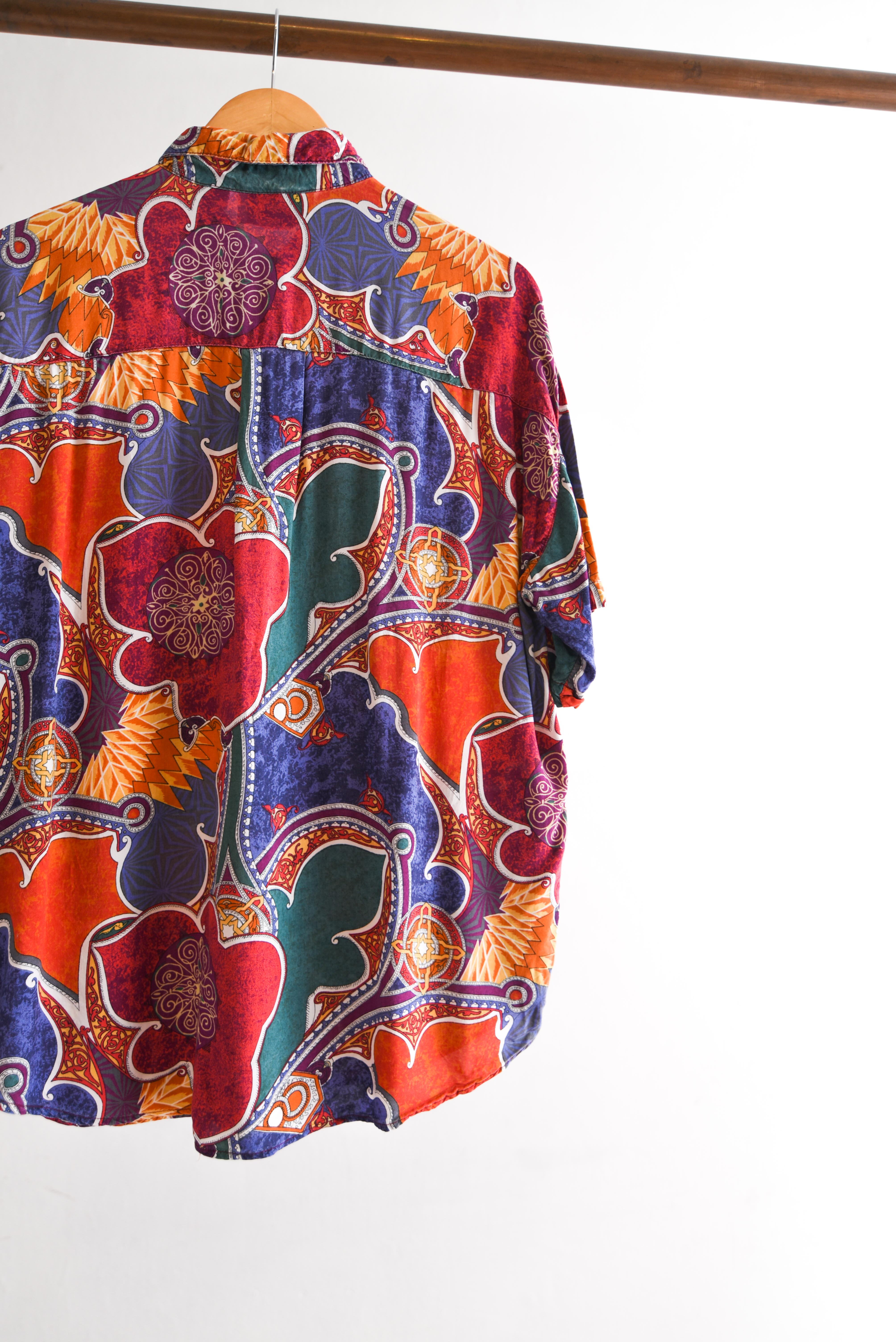 Camisa vintage print 90s
