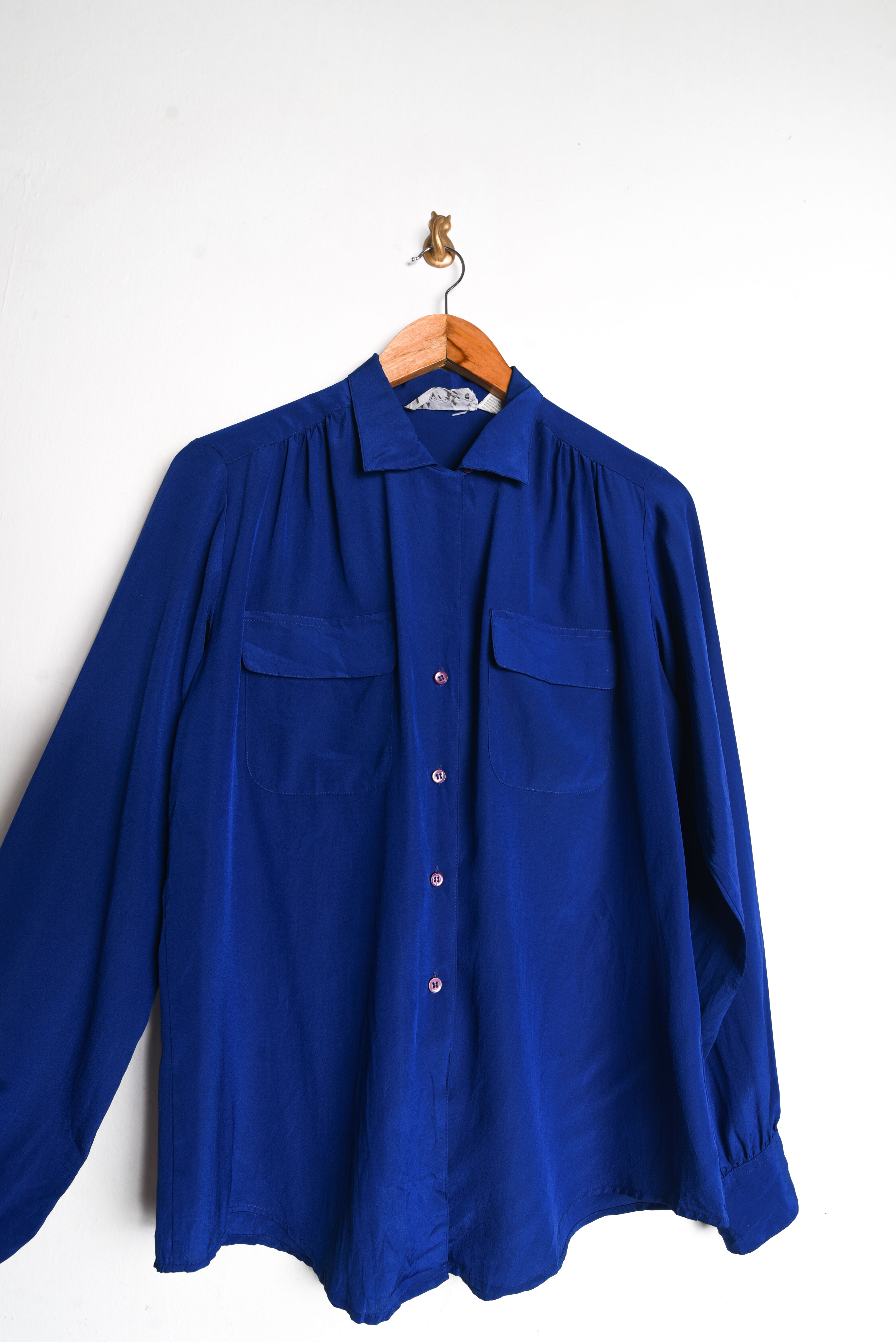 Blusa azul klein vintage