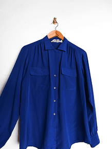 Blusa azul klein vintage