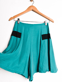 Short verde jade vintage