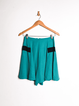 Short verde jade vintage