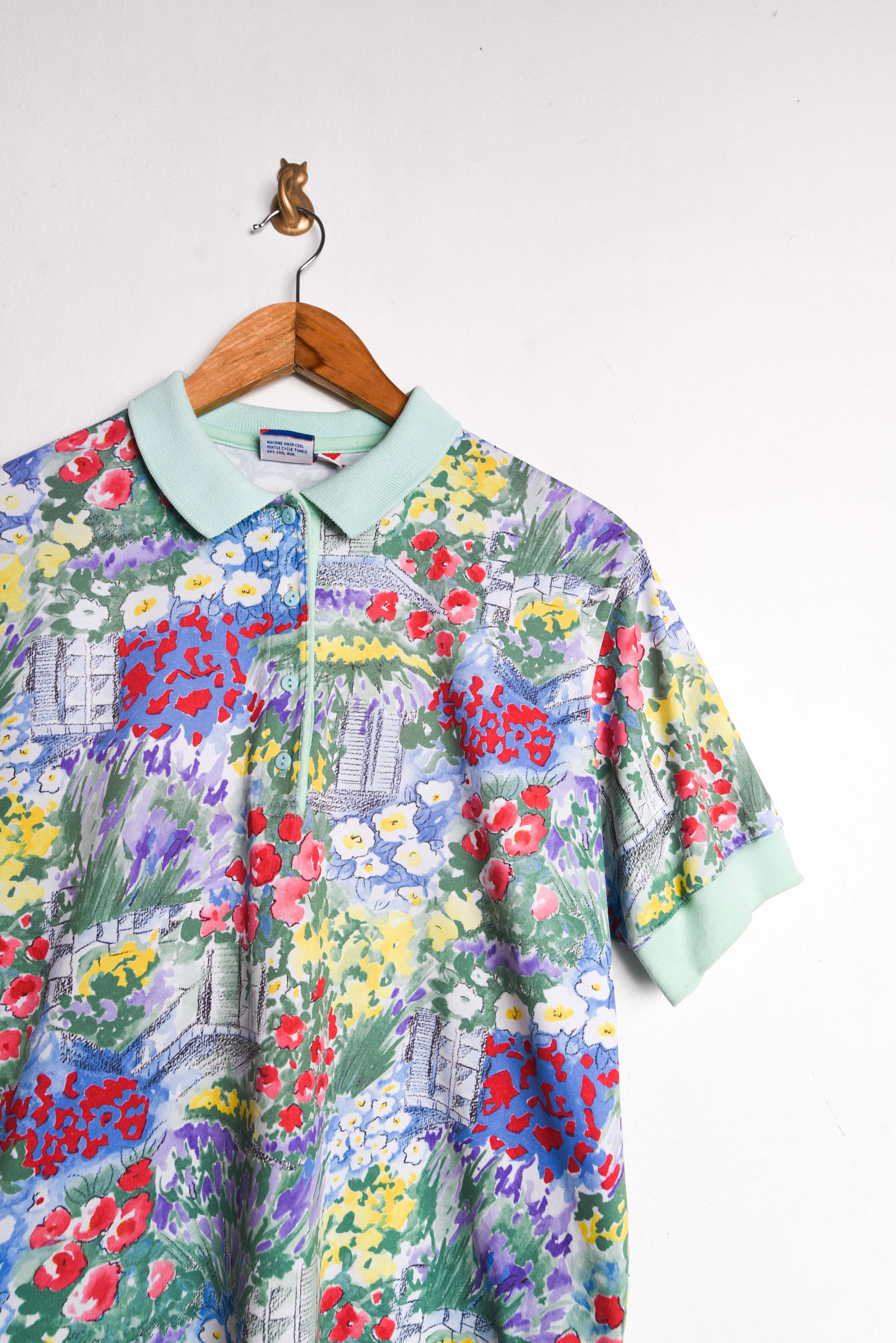 Polera vintage garden 