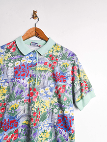 Polera vintage garden 