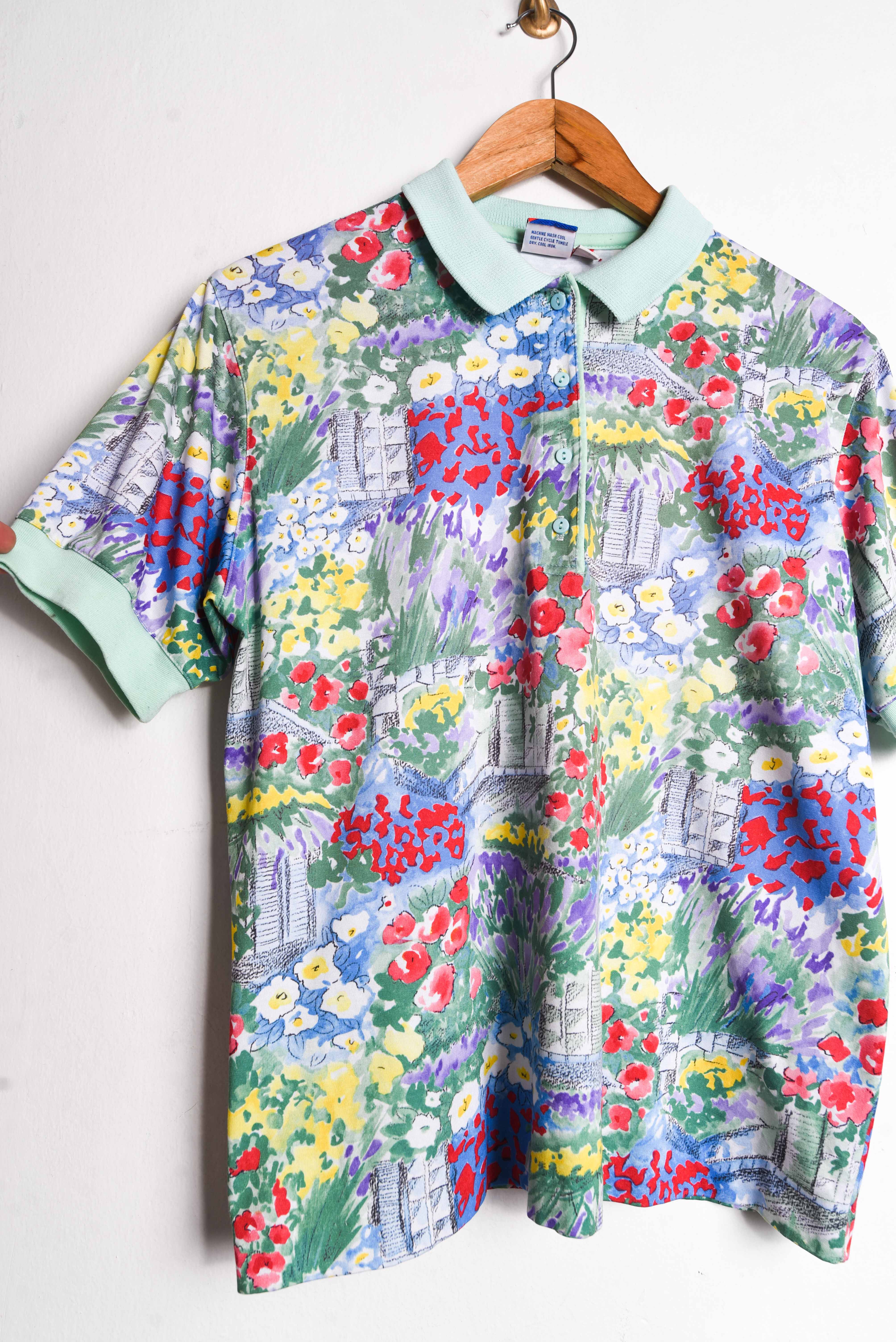 Polera vintage garden 