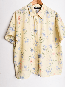 Blusa amarillo pastel flores