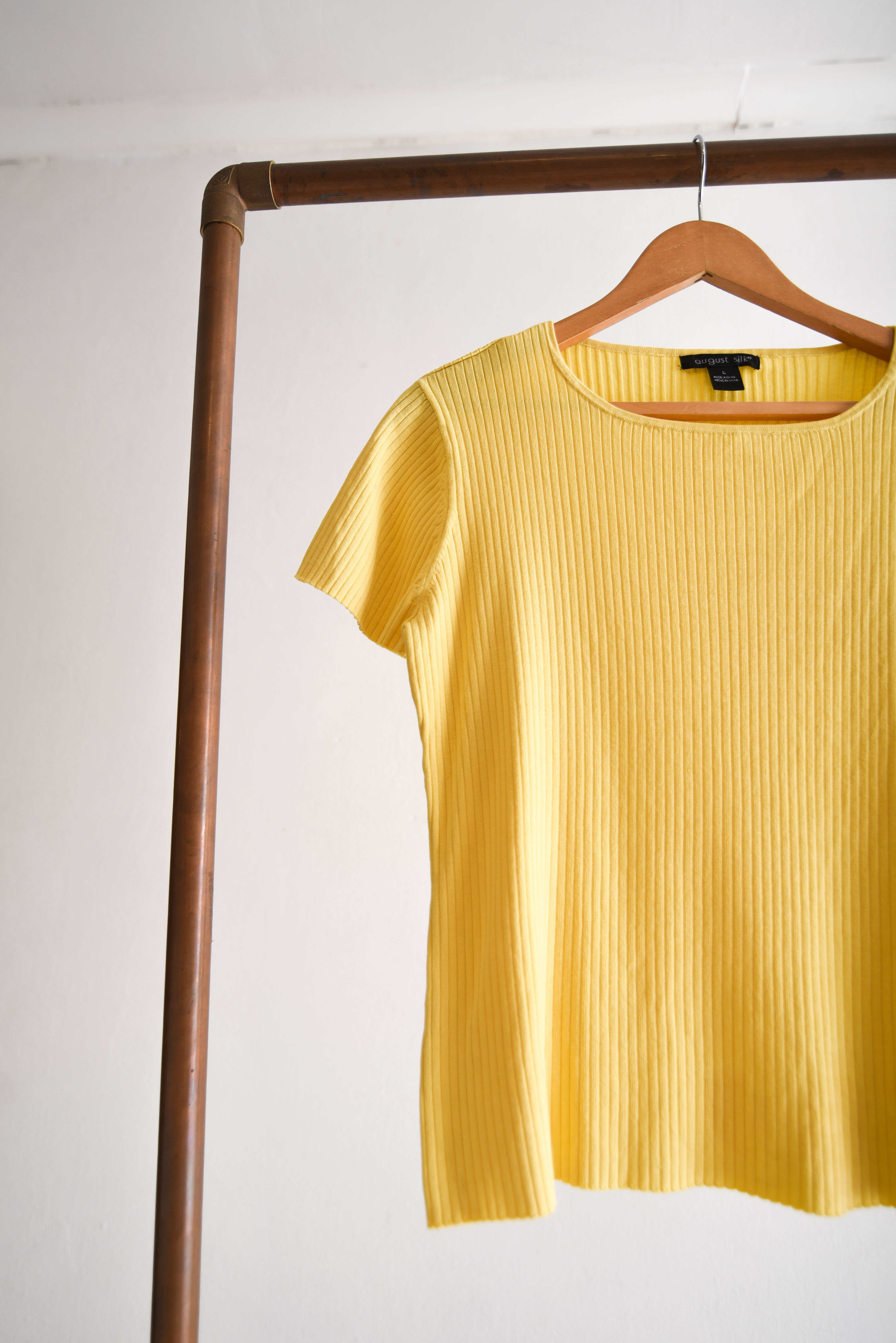 Polera acanalada silk