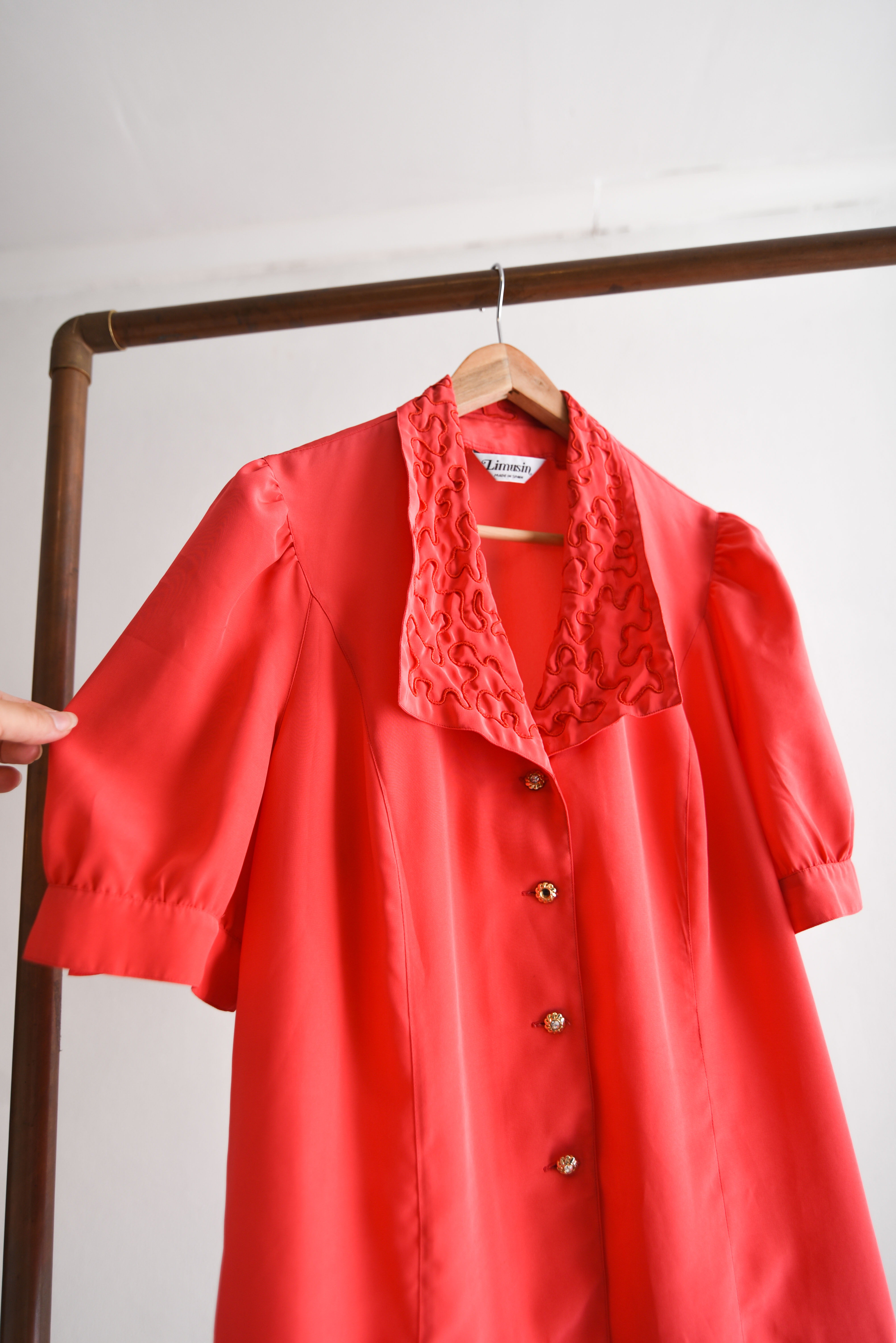 Blusa true red cuellito