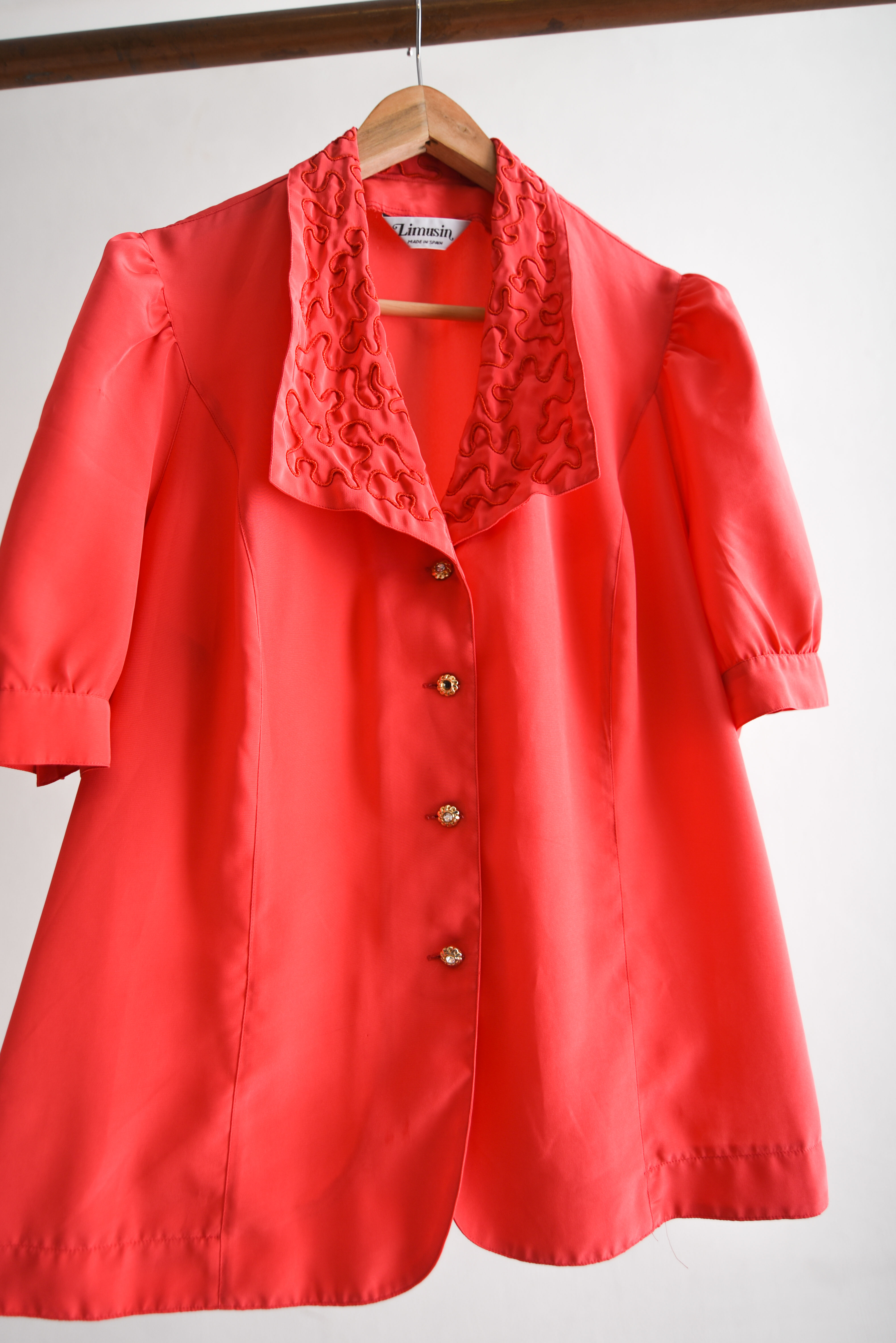 Blusa true red cuellito