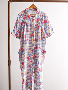 Vestido de casa cuello bebe